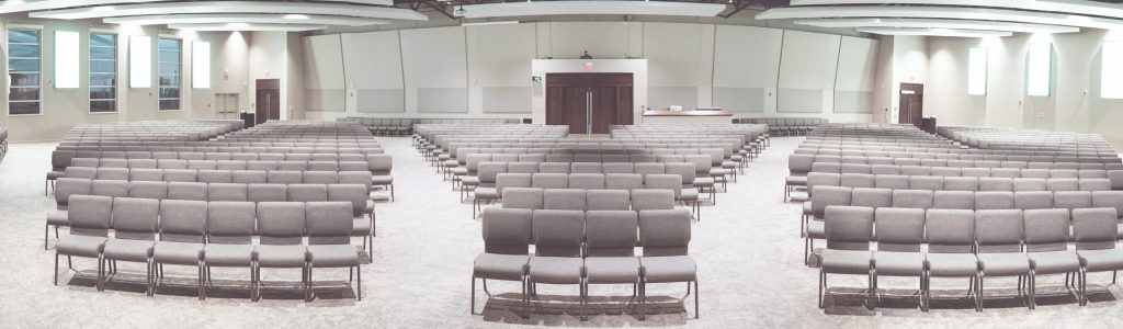 Worship centre from stage